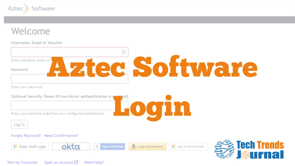 Aztec Software Login